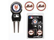 Team Golf Mlb New York Mets 3 Marker Signature Divot Tool Pack