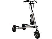 Trikke Pon E Lite 36V Electric Standing Tricycle Silver