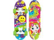 Titan Girls Flower Power Princess 17 In Complete Skateboard