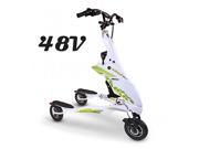 Trikke Pon E Deluxe 48V Electric Standing Tricycle White