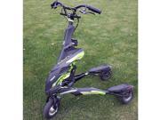 Trikke Pon E Deluxe 48V Electric Standing Tricycle Black