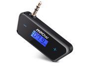 Mpow Streambot Trapezoid 3.5mm In Car LCD Display FM Transmitter Radio Adapter for Smart Phones and MP3 MP4 Players