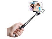 Mpow Selfie Stick Mini Portable Foldable Extendable Monopod with 3.5mm Wire Connecting for iPhone 6s Plus 6 5s Samsung Galaxy S6 S5 Gopro Sports Cameras etc Bl