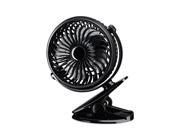 Patazon Portable Operated Clip Fan Powered by Rechargeable 18650 Battery or USB Desk Fan for Baby Stroller Car Gym