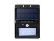16LED Solar Panel Powered Motion Sensor Lamp Outdoor Light