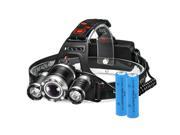 Headlamp Rechargeable LED Lamp with 4 Light Modes