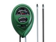3 in 1 Soil pH and Moisture Light Intensity Meter Plant Tester for Gardening Plants Growth Lawn Care No Battery Required