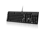 Patazon 104 key Wired Mechanical Gaming Keyboard with Blue Switch with USB Cable