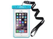 Universal Waterproof Case Bag for Apple iPhone 6s 6 Plus Samsung Galaxy S6 Edge. Best Water Proof Dust Dirt Proof Snowproof Pouch for Cell Phone up to 6 inc