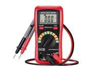 Patazon Red Digital Multimeter with NCV Feature Amp Volt Ohm Meter Auto ranging Multitester VOM with LCD Backlight Display