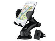 Mpow Dashboard Car Mount Adjustable Windshield Holder Cradle with Universal Air Vent Strong Sticky Gel Pad for iPhone 6 6s Plus 5S Samsung Galaxy S6 Edge S5