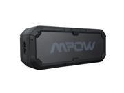 Mpow Armor Plus Bluetooth 4.0 Portable IPX5 Waterproof Shockproof Wireless Speaker with Enhanced Bass Dual 8W Drivers 4400mAh Power Bank 22Hrs Playtime Hand
