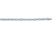 Sterling Silver White 1.18ctw Elegant Diamond Fashion Micro Pave Link Bracelet