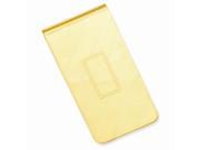 Stainless Steel Etched Diagonal Line Engravable Money Clip