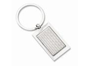 Stainless Steel Textured Key Ring