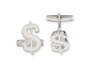 Sterling Silver Money Sign Cuff Links