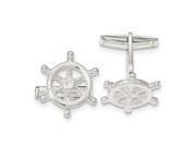 Sterling Silver Captains Wheel Cuff Links