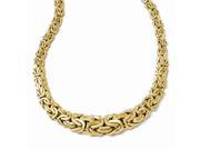 14k Yellow Gold 17in Polished Fancy Link Necklace