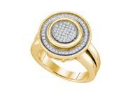 Sterling Silver 0.23ctw Shiny Fashion Diamond Anniversary Micro Pave Circle Ring