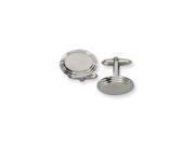 Stainless Steel Engravable Polished Cuff Links
