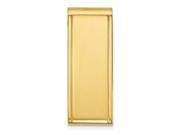 Stainless Steel 14k Gold Plated Engravable Money Clip