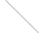 Sterling Silver 8in Diamond Cut Open Link Cable Chain Bracelet