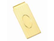 Stainless Steel Horizontal Lines Hinged Engravable Money Clip