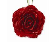 Lacquer Dipped Red Decorative Rose
