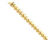 14k Yellow Gold 8in San Marco Bracelet