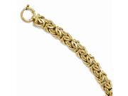 14k Yellow Gold 7.5in Polished Fancy Link Bracelet