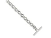 Sterling Silver 8.5inch Fancy Link Bracelet