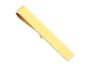 14k Yellow Gold Engravable Tie Bar