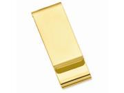 14k Gold plated Stainless Steel Double Fold Engravable Money Clip