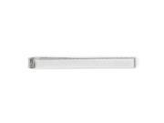 Solid Sterling Silver Engravable 925 Polished Finish Simple Tie Bar