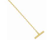 Stainless Steel 14K Gold Plated Cable Link Tie Chain