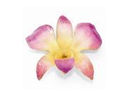 Lacquer Dipped Lilac Dendrobium Orchid Pin