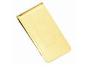 Stainless Steel with Engraveable Area Money Clip