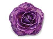 Lacquer Dipped Lilac Rose Blossom Pin
