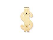Stainless Steel Polished Dollar Sign Engravable Money Clip