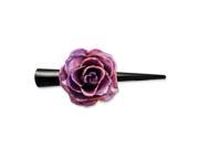 Lacquer Dipped Lilac Rose Hair Clip