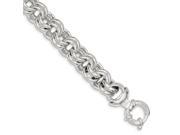 Sterling Silver 8in Fancy Link Bracelet