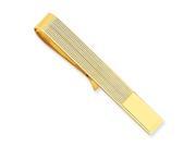 14k Yellow Gold Engravable Tie Bar