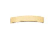 14k Yellow Gold Engravable 44 x 7 x 1mm ID Plate