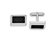 Sterling Silver Rhodium Plated Cuff Links Sterling Silver Rhodium Plated Cuff Links