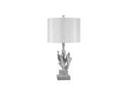 Kenroy Home Coral Table Lamp White Coral Finish 32166WH