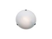 Access Lighting Nimbus Flush Mount in Chrome Frosted Glass 50049 CH FST