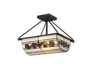 Dale Tiffany Cupertino Semi Flush Mount TH12461