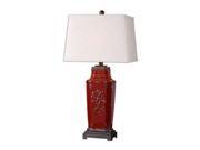 Uttermost Centralia Red Lamp 26345