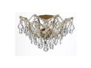 Crystorama Filmore 5 Light Ceiling Mount in Antique Gold 4457 GA CL MWP