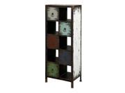 Powell Parcel Cinnamon 5 Drawer 5 Cubby Chest 994 332